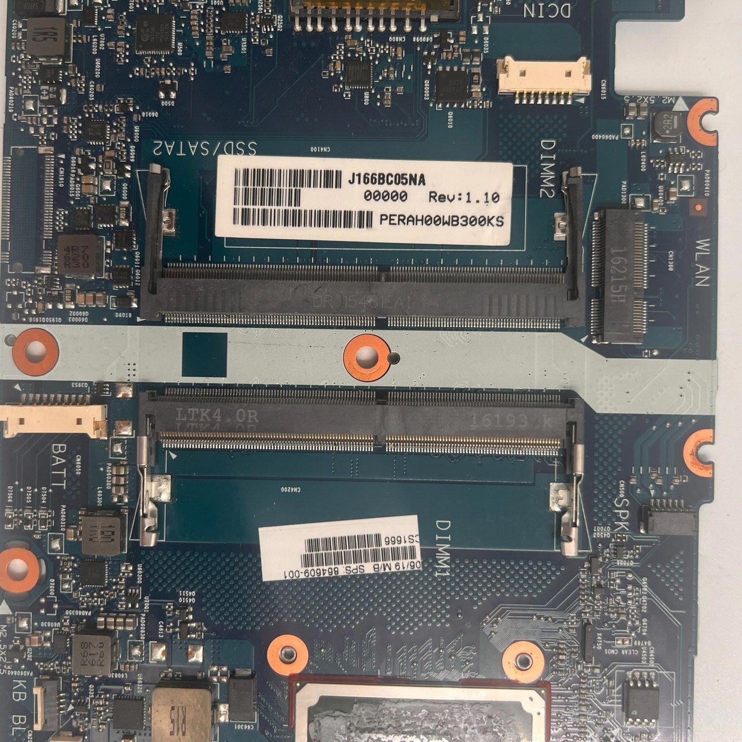 DEFECTIVE HP ENVY 15-AS043CL MOTHERBOARD UMA i7-6560U WIN 864609-601