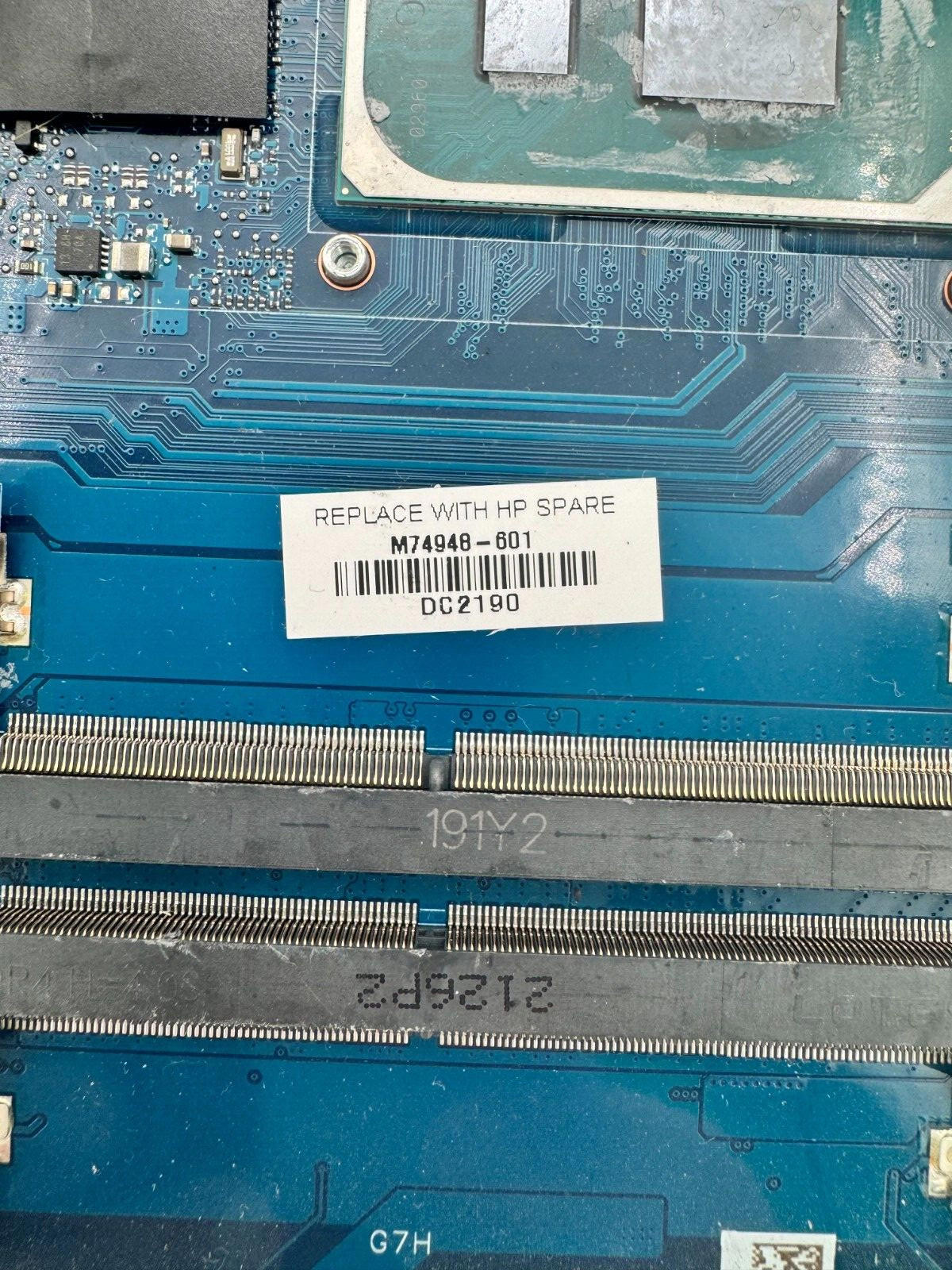 DEFECTIVE HP PAVILION 15-EG MOTHERBOARD M74948-601 *FOR PARTS OR REPAIR*