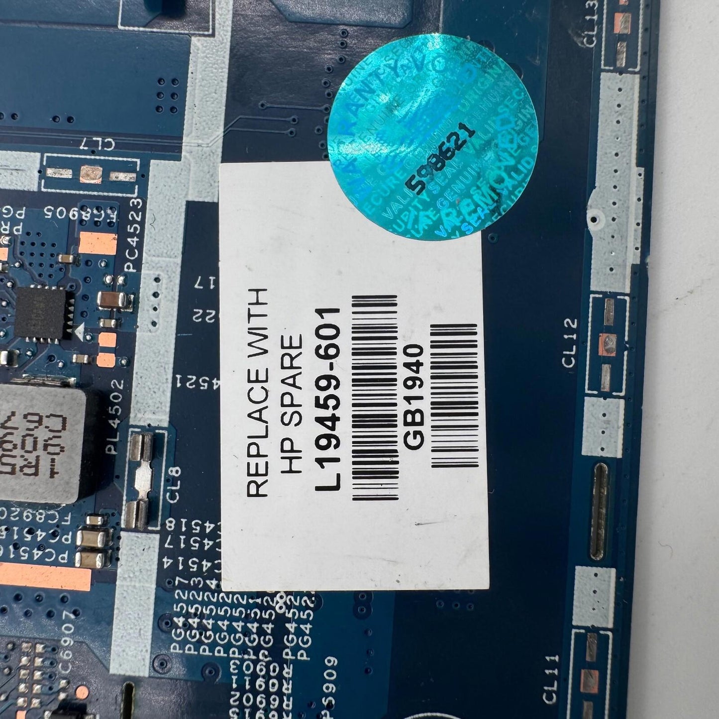 DEFECTIVE HP ENVY 15-CP PAVILION 15Z-CP MOTHERBOARD L19459-601 *FOR PARTS*