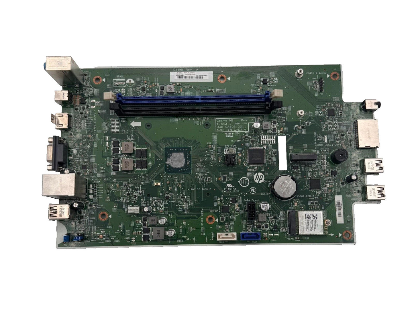 DEFECTIVE HP SLIM 290-A AMD A6 MOTHERBOARD l46011-001 *FOR PARTS OR REPAIR*