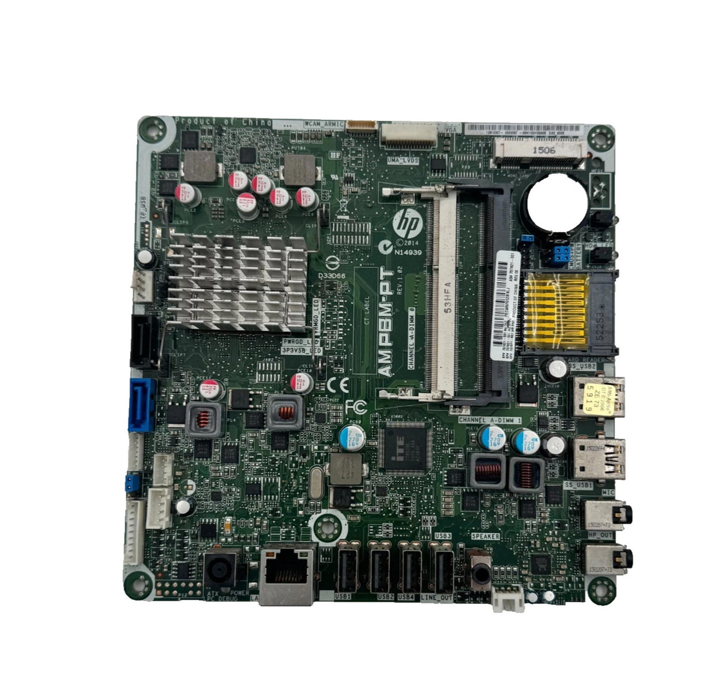 DEFECTIVE HP ALL IN ONE MOTHERBOARD 757621-001 *FOR PARTS ONLY*