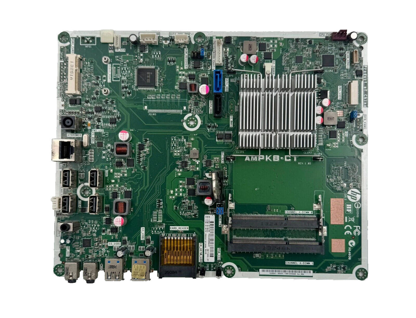 DEFECTIVE HP PAVILION 23B MOTHERBOARD 721380-601 *FOR PARTS OR REPAIR*