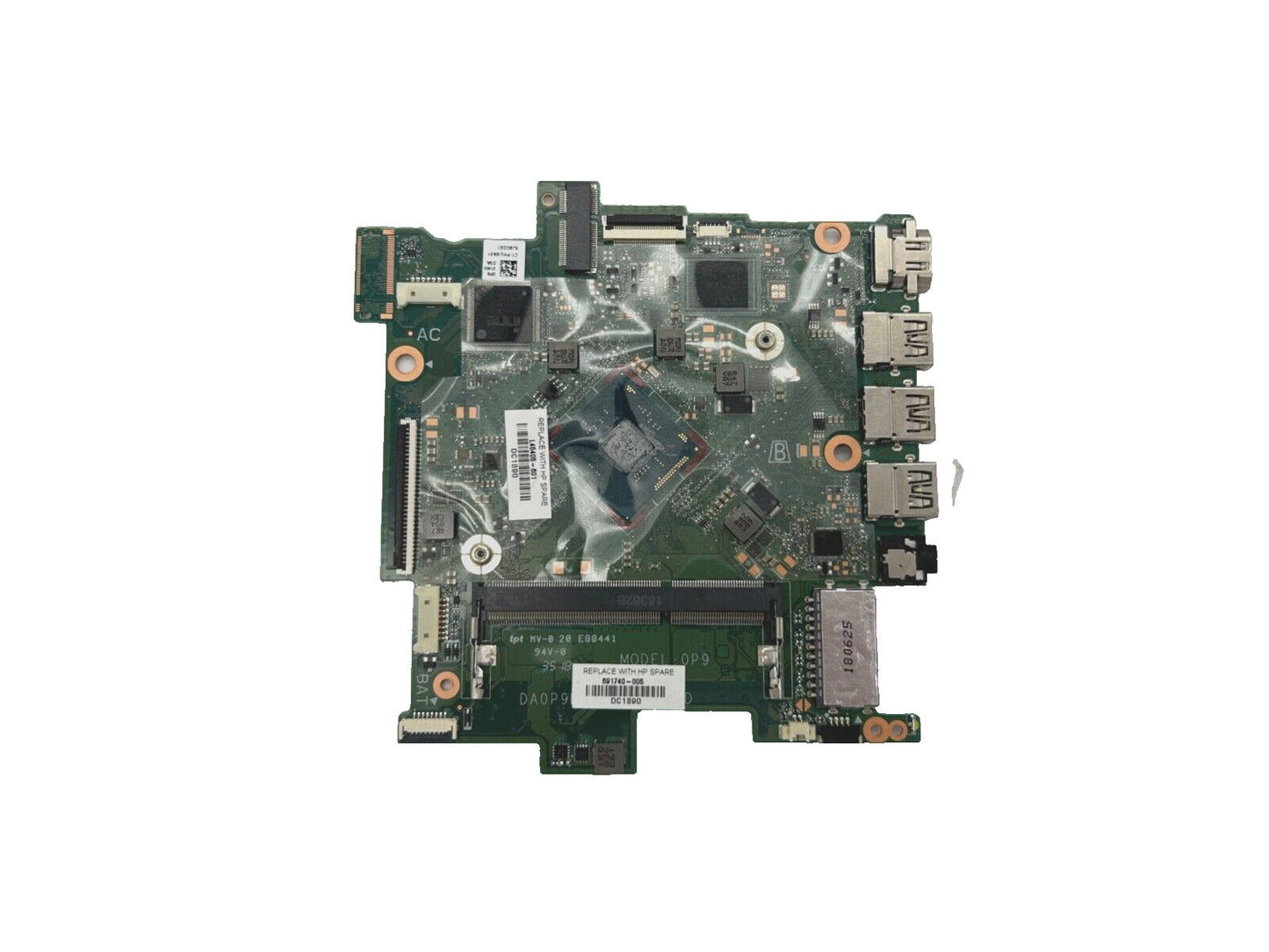 DEFECTIVE HP MOTHERBOARD INTEL N3060 STREAM 14-CB L45405-601 DA0P9MB16D0