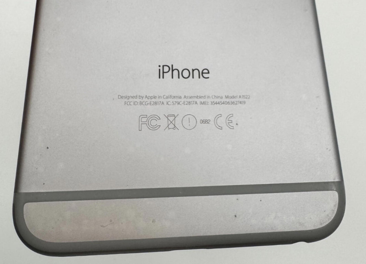 DEFECTIVE IPHONE 6 PLUS SPACE GRAY 64GB *FOR PARTS*